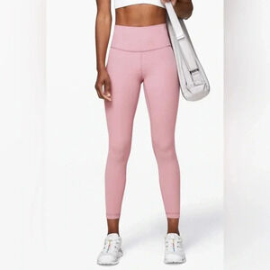 Lululemon Align leggings mauve 25in pants II blush vintage high waisted